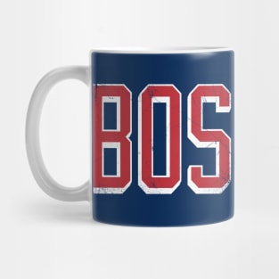 BOSton retro - Navy/Red Mug